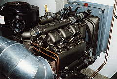 Notstrom-Aggregat mit Dieselmotor