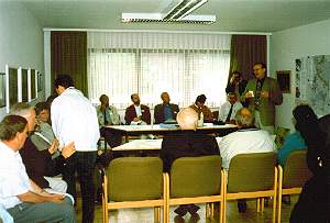 Begrung der Jury in der Gemeindekanzlei