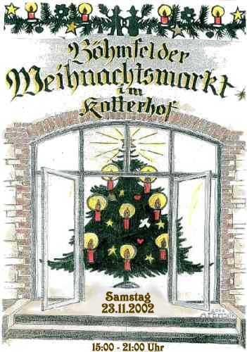 Bhmfelder Weihnachtsmarkt - Grafik: Albert Fersch
